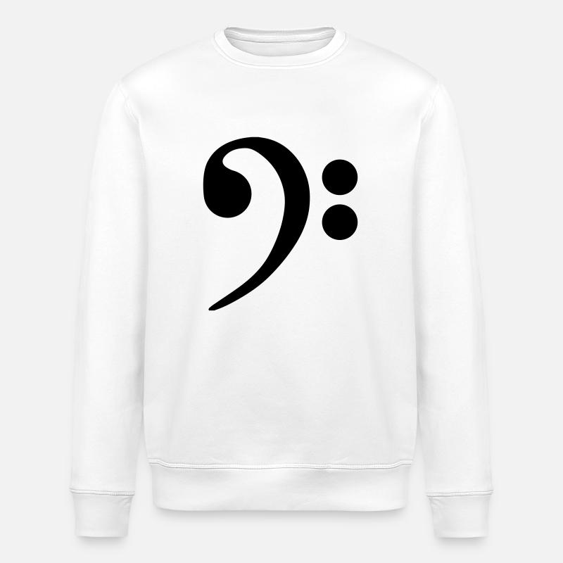 bass - Stanley/Stella ROLLER Unisex Organic Sweatshirt - white