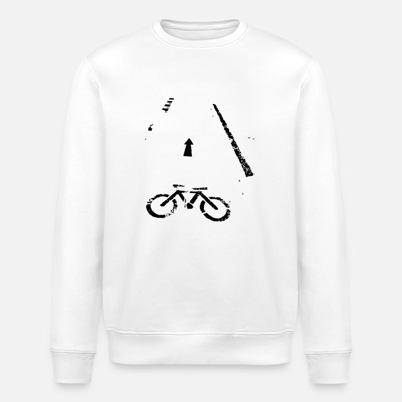 Bicycle - Stanley/Stella Unisex Bio-Sweatshirt ROLLER - Weiß