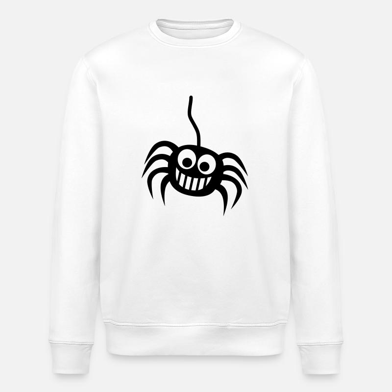 Spinne - Stanley/Stella Unisex Bio-Sweatshirt ROLLER - Weiß
