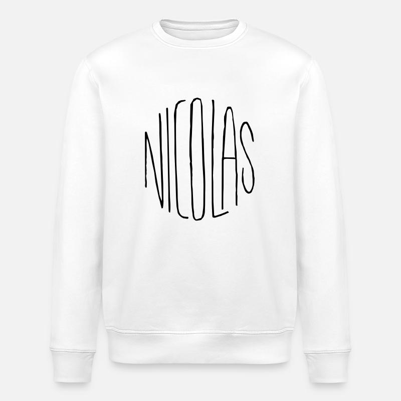 Nicolas gift - Stanley/Stella ROLLER Unisex Organic Sweatshirt - white