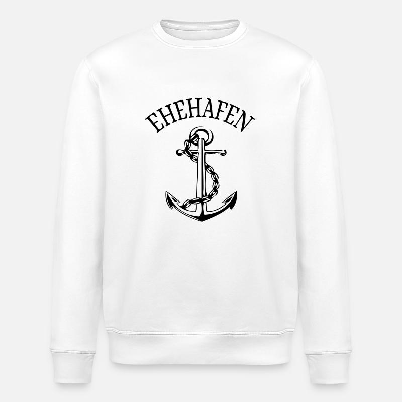 (ehehafen_anker) - Stanley/Stella Unisex Bio-Sweatshirt ROLLER - Weiß