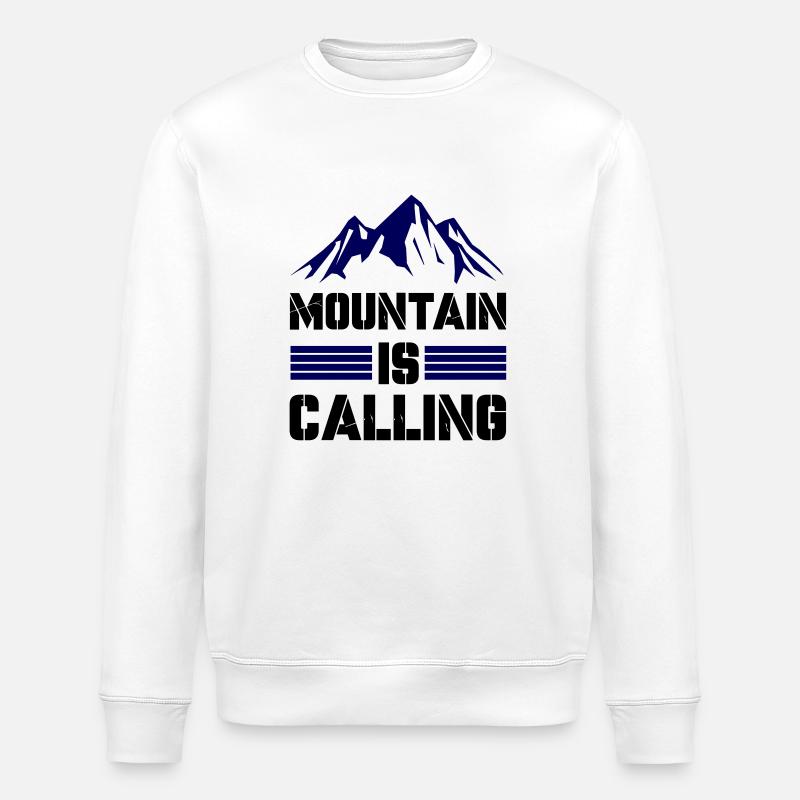 mountain adventure is calling - Stanley/Stella Unisex Bio-Sweatshirt ROLLER - Weiß