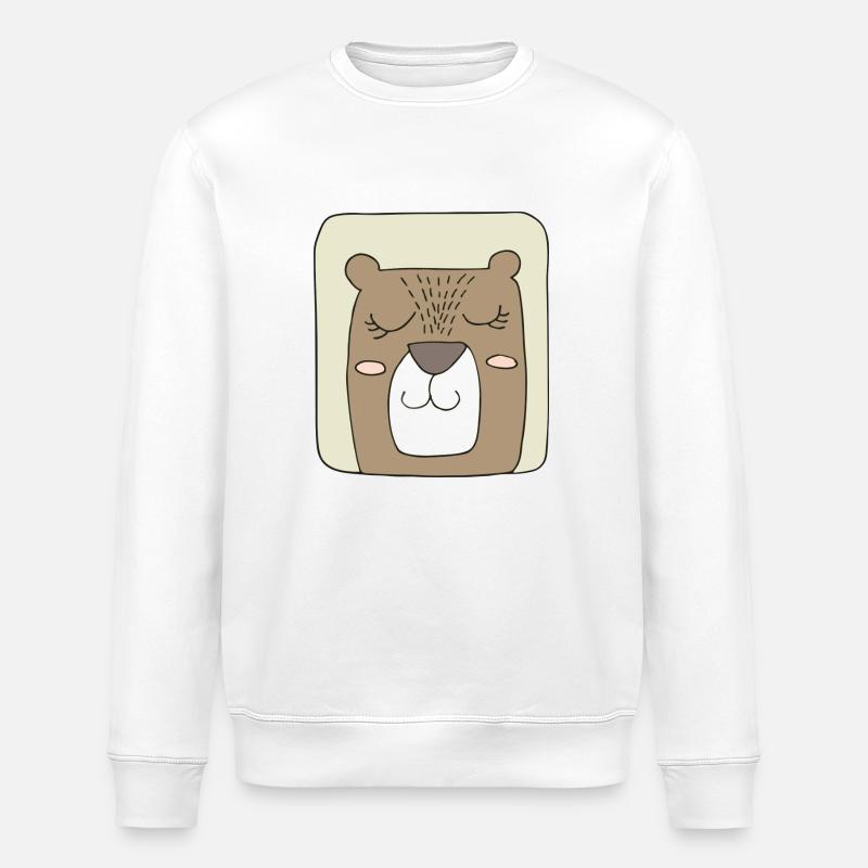 ourse - Sweat bio ROLLER Stanley/Stella Unisexe - blanc