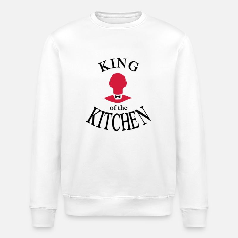 Chef's apron - Stanley/Stella ROLLER Unisex Organic Sweatshirt - white