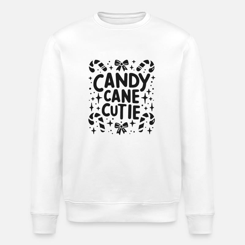 Zuckerstange Süße - Stanley/Stella Unisex Bio-Sweatshirt ROLLER - Weiß
