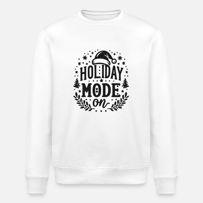 Mode vacances activé - Sweat bio ROLLER Stanley/Stella Unisexe - blanc