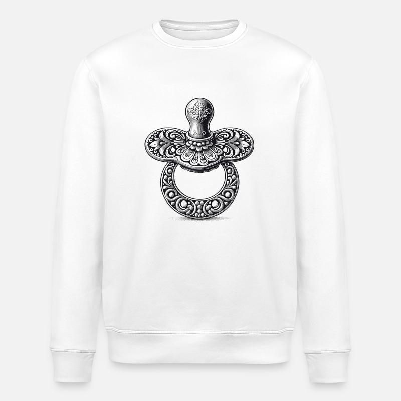 Sucette - Sweat bio ROLLER Stanley/Stella Unisexe - blanc