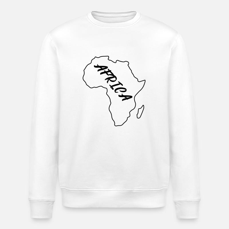 Aperçu de l’Afrique - Sweat bio ROLLER Stanley/Stella Unisexe - blanc