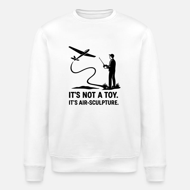 0005 air sculpture - Stanley/Stella Unisex Bio-Sweatshirt ROLLER - Weiß