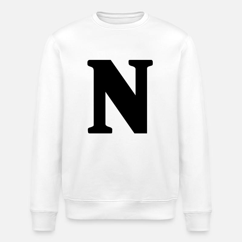 N - Stanley/Stella ROLLER Unisex Organic Sweatshirt - white