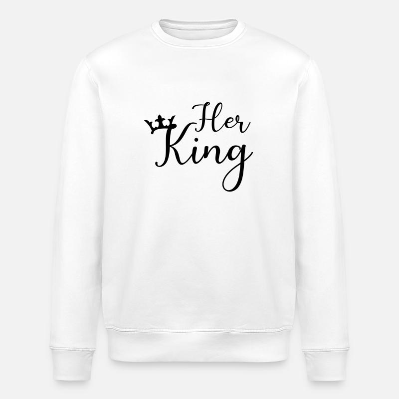 her king - Stanley/Stella Unisex Bio-Sweatshirt ROLLER - Weiß