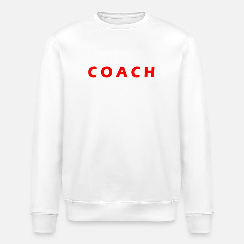 COACH - Stanley/Stella Unisex Bio-Sweatshirt ROLLER - Weiß