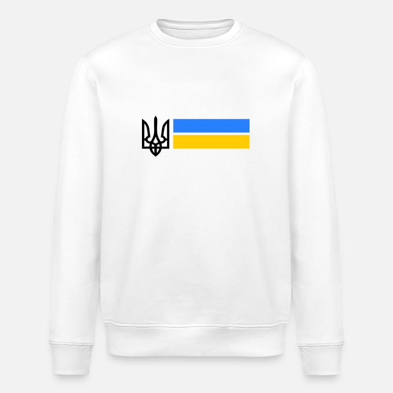 Ukraine - Stanley/Stella Unisex Bio-Sweatshirt ROLLER - Weiß