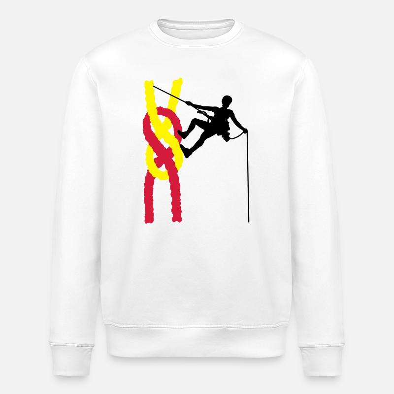 climbing - Stanley/Stella Unisex Bio-Sweatshirt ROLLER - Weiß