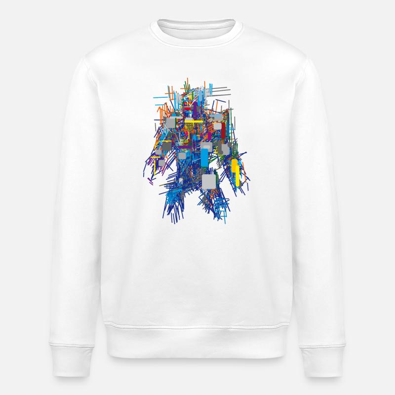 Cyber Android Résumé - Sweat bio ROLLER Stanley/Stella Unisexe - blanc