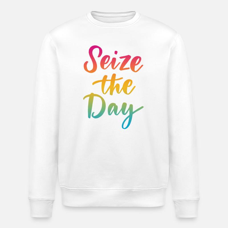 Saisissez le jour - Sweat bio ROLLER Stanley/Stella Unisexe - blanc