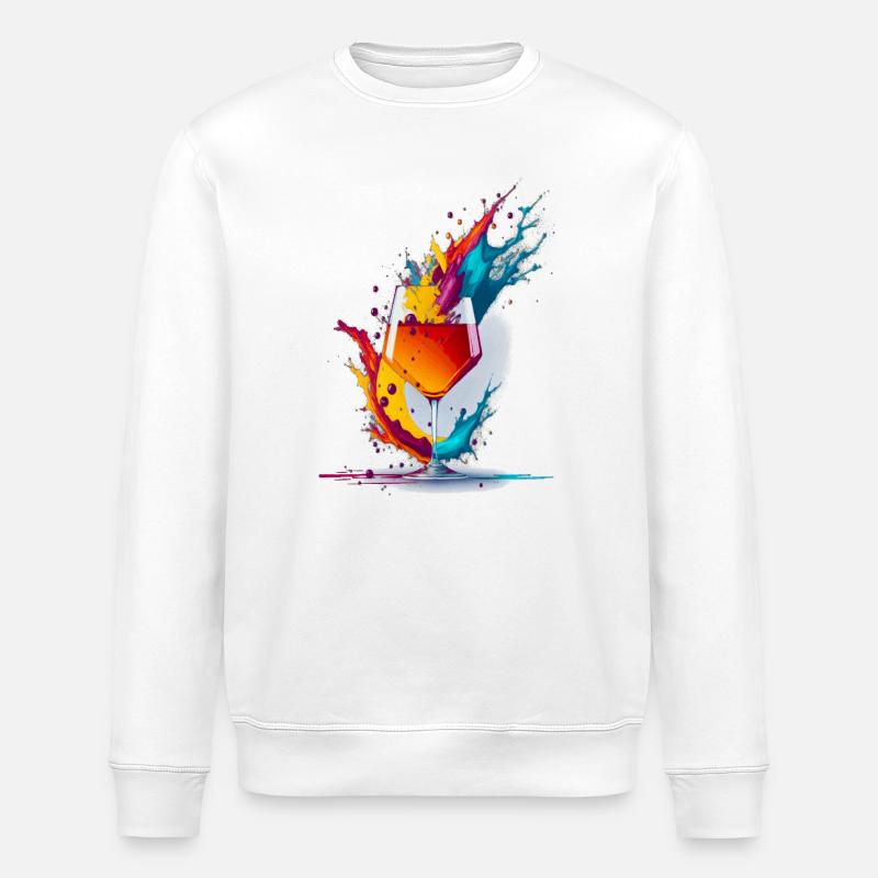 Cocktail - Stanley/Stella Unisex Bio-Sweatshirt ROLLER - Weiß