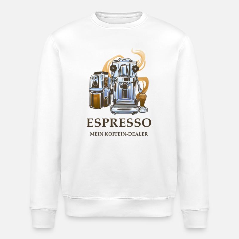 Espresso Design - Stanley/Stella Unisex Bio-Sweatshirt ROLLER - Weiß