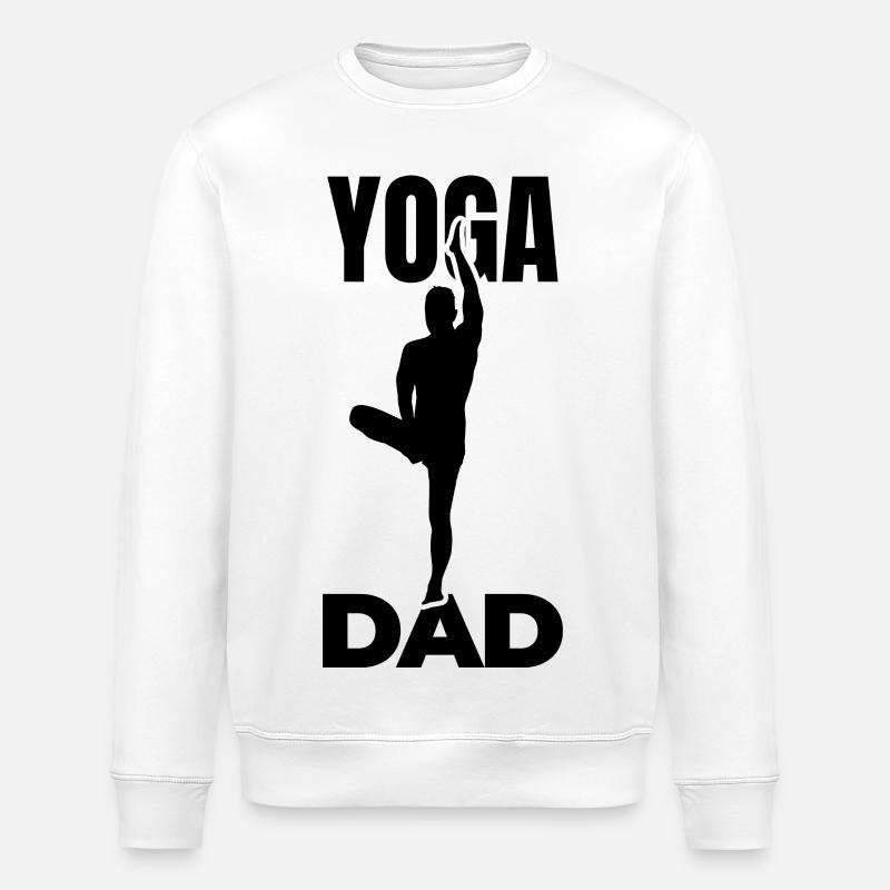 Papa Yoga - Sweat bio ROLLER Stanley/Stella Unisexe - blanc