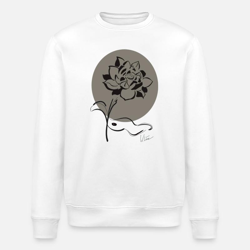 Lotus - Sweat bio ROLLER Stanley/Stella Unisexe - blanc