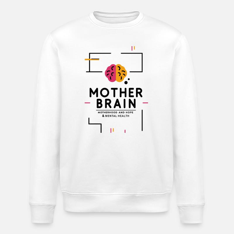 Maternité - Sweat bio ROLLER Stanley/Stella Unisexe - blanc