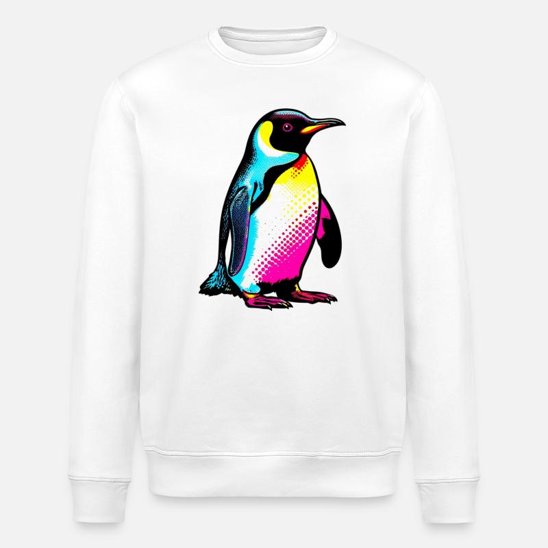Penguin - Stanley/Stella ROLLER Unisex Organic Sweatshirt - white