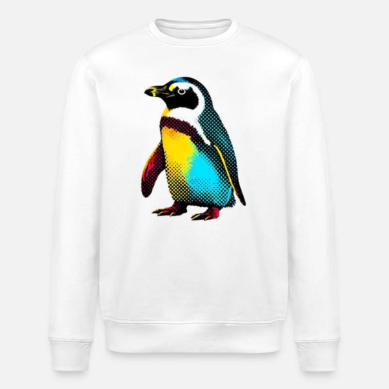 Pinguin - Stanley/Stella Unisex Bio-Sweatshirt ROLLER - Weiß