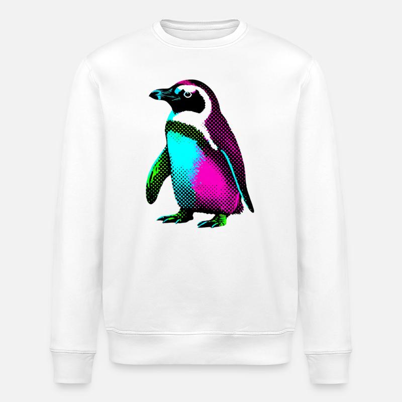 Penguin - Stanley/Stella ROLLER Unisex Organic Sweatshirt - white