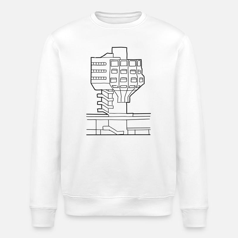 Bierpinsel in Steglitz - Stanley/Stella ROLLER Unisex Organic Sweatshirt - white