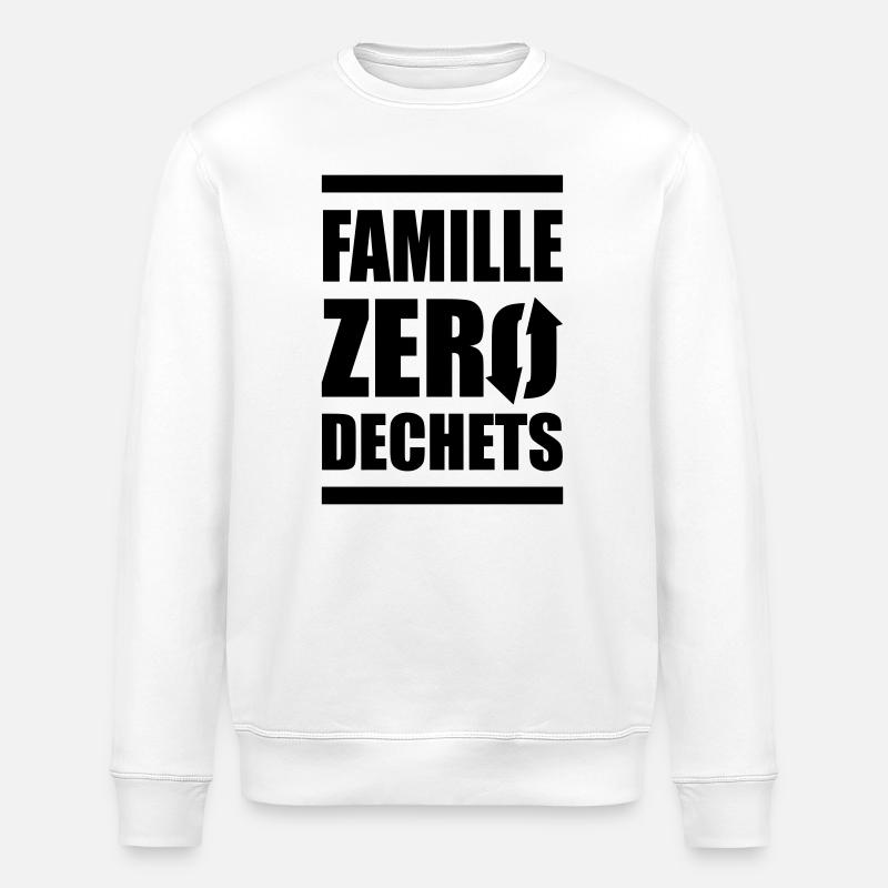 Zero Waste Familie - Stanley/Stella Unisex Bio-Sweatshirt ROLLER - Weiß