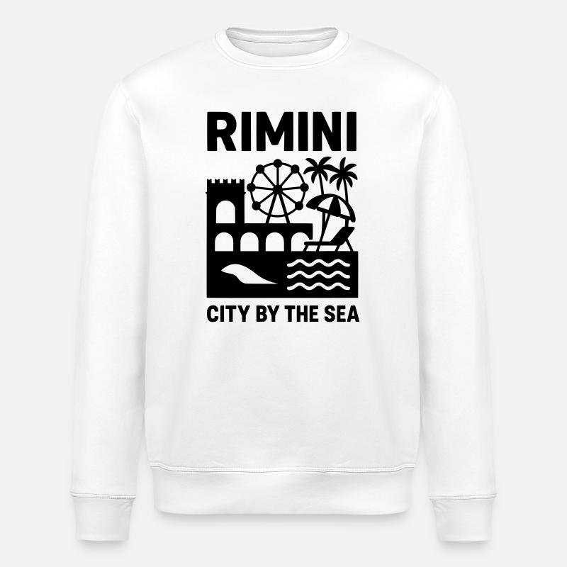 Rimini Silhouette - Sweat bio ROLLER Stanley/Stella Unisexe - blanc