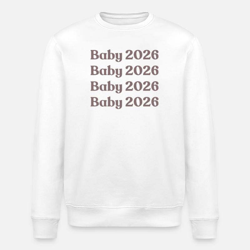 Baby 2026 - Stanley/Stella ROLLER Unisex Organic Sweatshirt - white