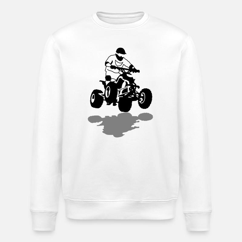 quad - Sweat bio ROLLER Stanley/Stella Unisexe - blanc