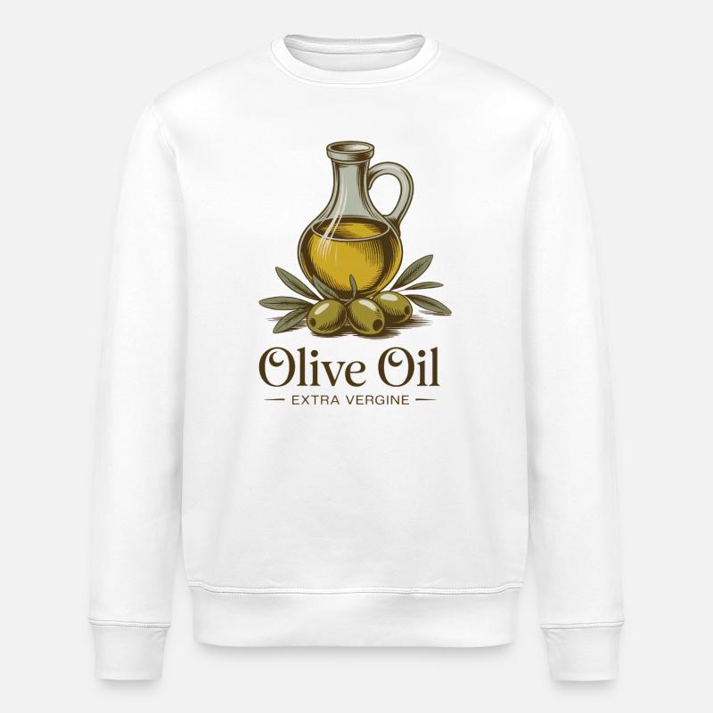 Huile d’olive - Sweat bio ROLLER Stanley/Stella Unisexe - blanc