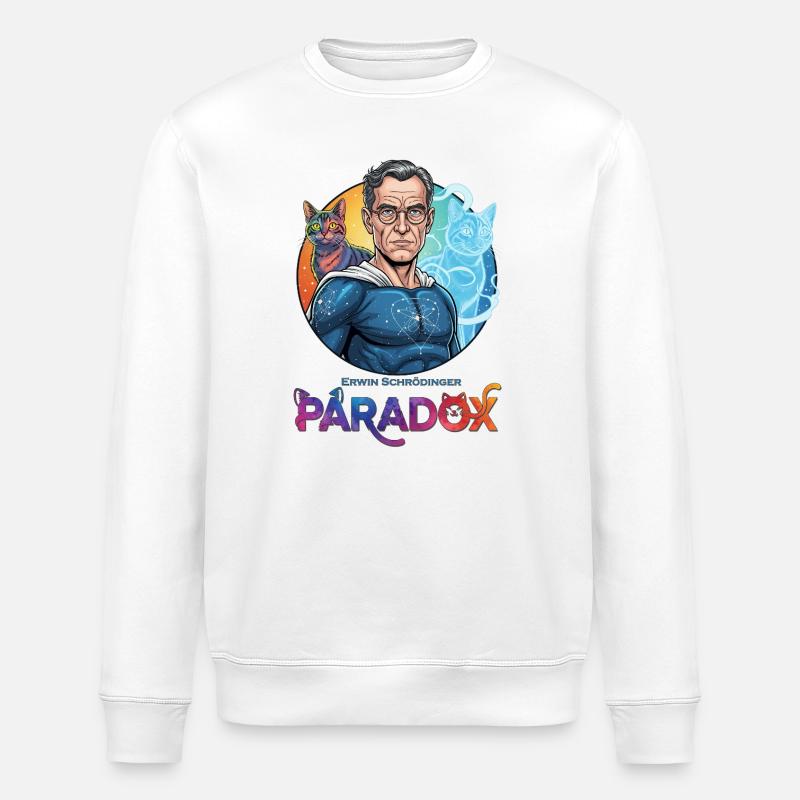 Paradoxe Cosmo Schrödinger - Sweat bio ROLLER Stanley/Stella Unisexe - blanc
