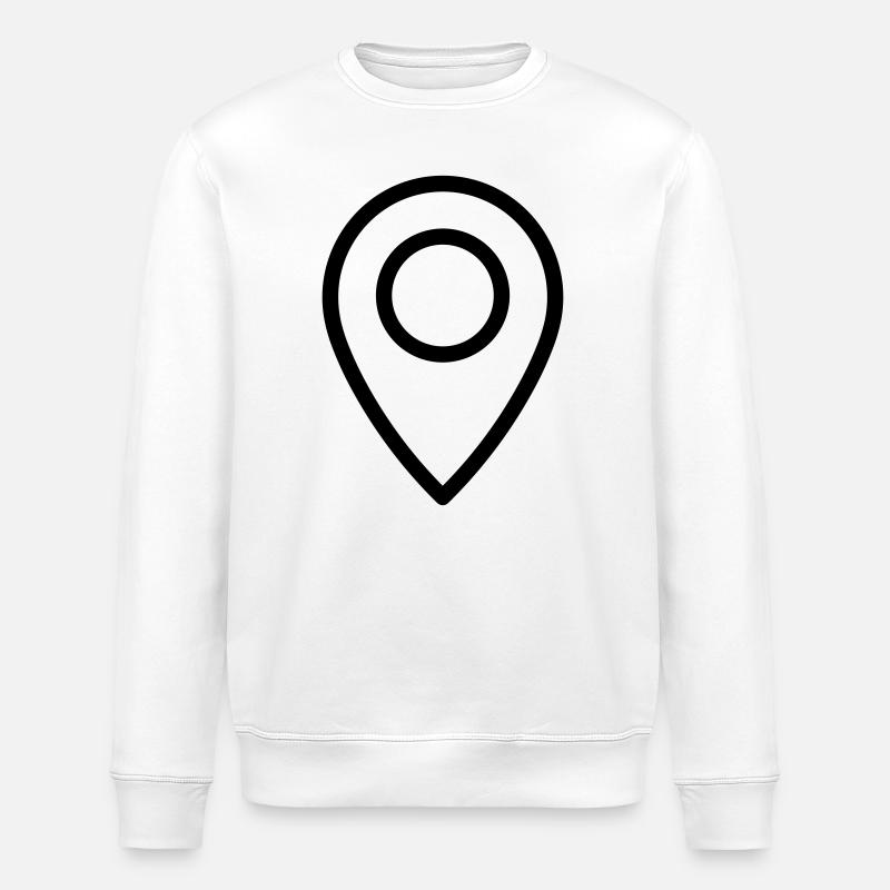 localisation - Sweat bio ROLLER Stanley/Stella Unisexe - blanc