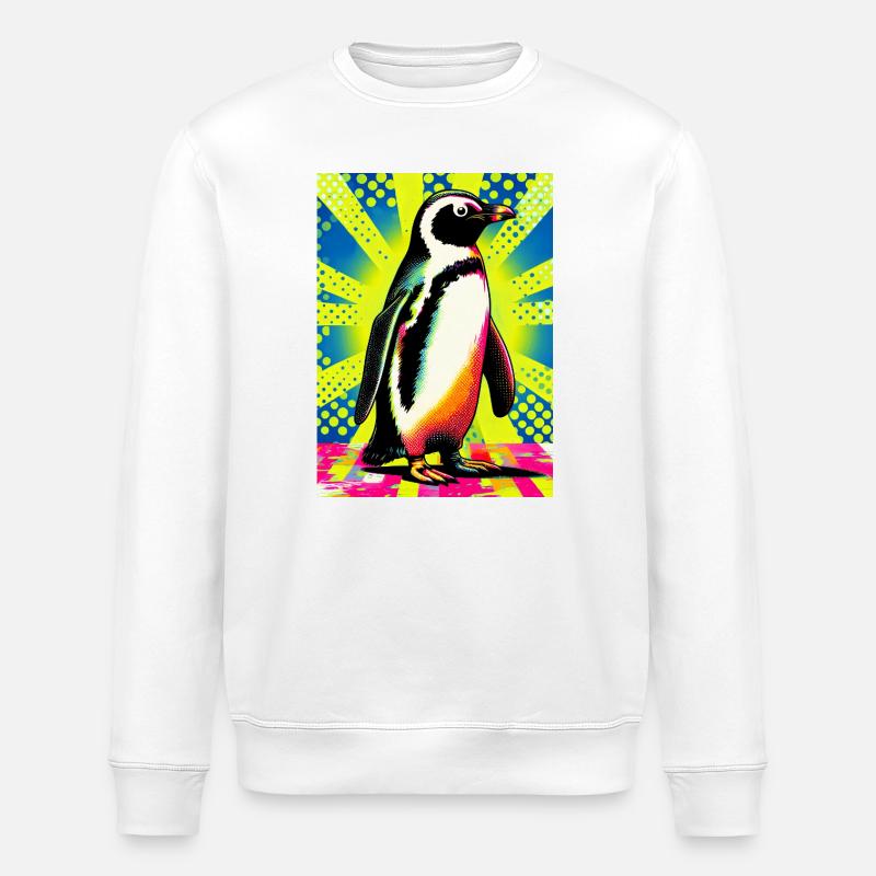 penguin - Stanley/Stella ROLLER Unisex Organic Sweatshirt - white