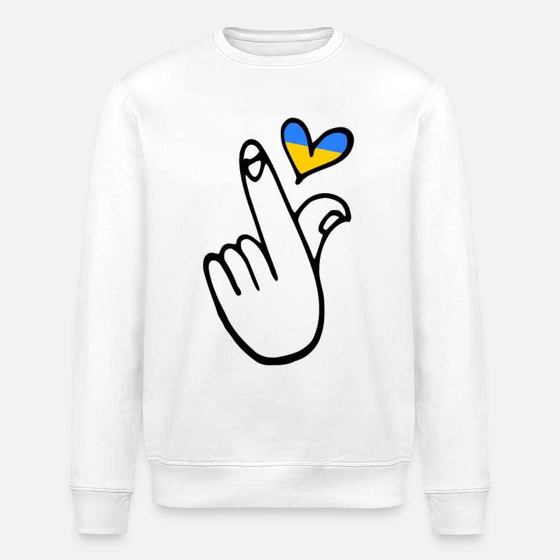 Ukraine - Stanley/Stella Unisex Bio-Sweatshirt ROLLER - Weiß