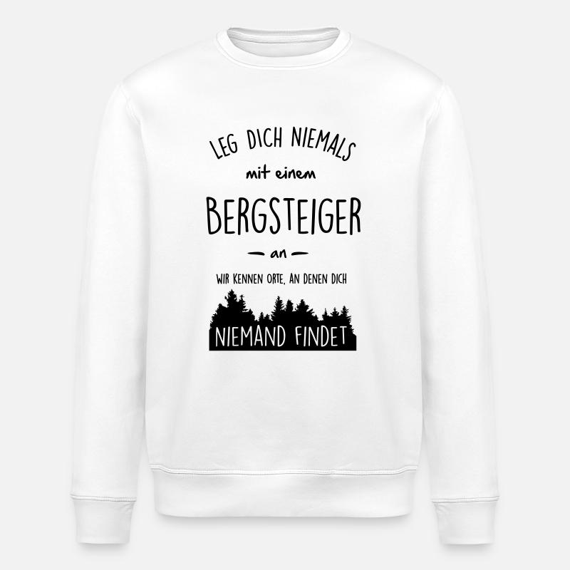 Bergsteiger - Stanley/Stella Unisex Bio-Sweatshirt ROLLER - Weiß