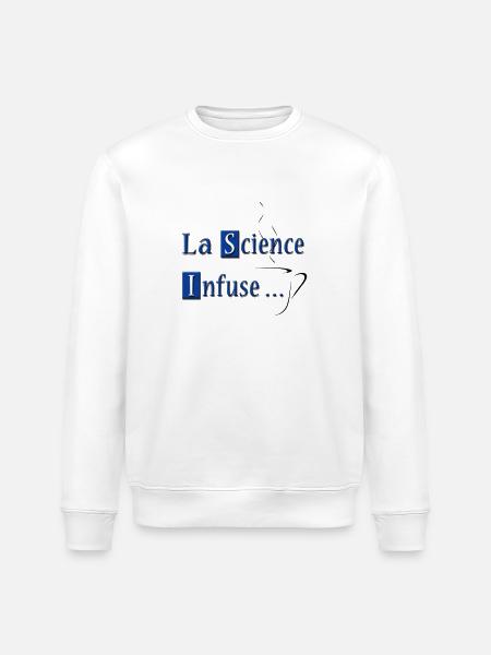 Science Infuse - Stanley/Stella ROLLER Unisex Organic Sweatshirt - white