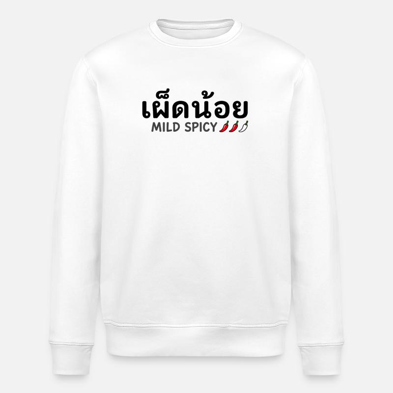 mild spicy - Stanley/Stella ROLLER Unisex Organic Sweatshirt - white