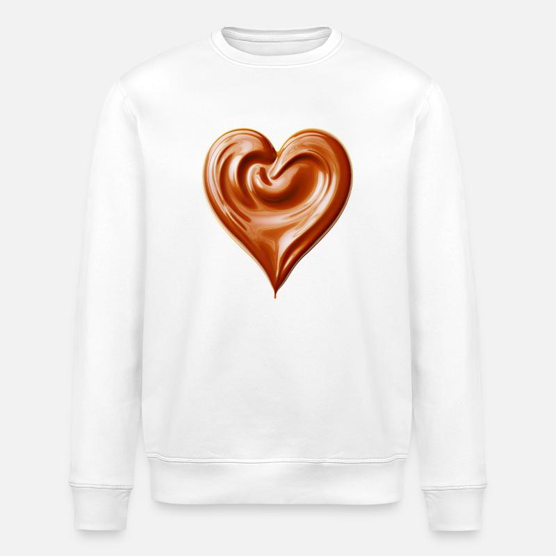 J’aime ... Choco - Sweat bio ROLLER Stanley/Stella Unisexe - blanc