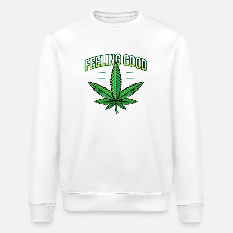 Feeling Good - Stanley/Stella ROLLER Unisex Organic Sweatshirt - white