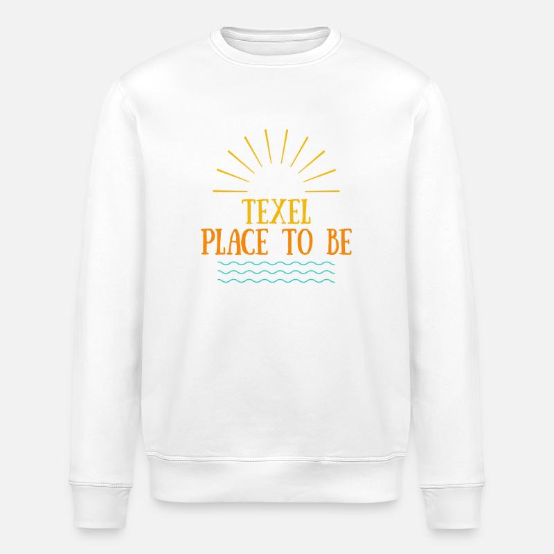 Texel Place To Be - Stanley/Stella Unisex Bio-Sweatshirt ROLLER - Weiß