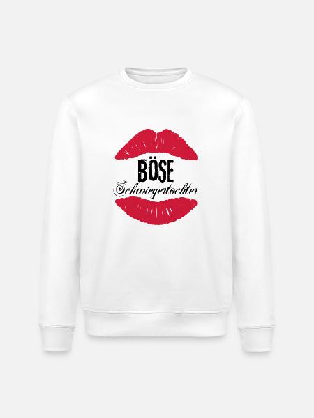 Böse Schwiegertochter - Stanley/Stella Unisex Bio-Sweatshirt ROLLER - Weiß