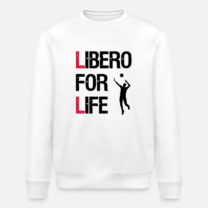 Libero pour la vie - Sweat bio ROLLER Stanley/Stella Unisexe - blanc