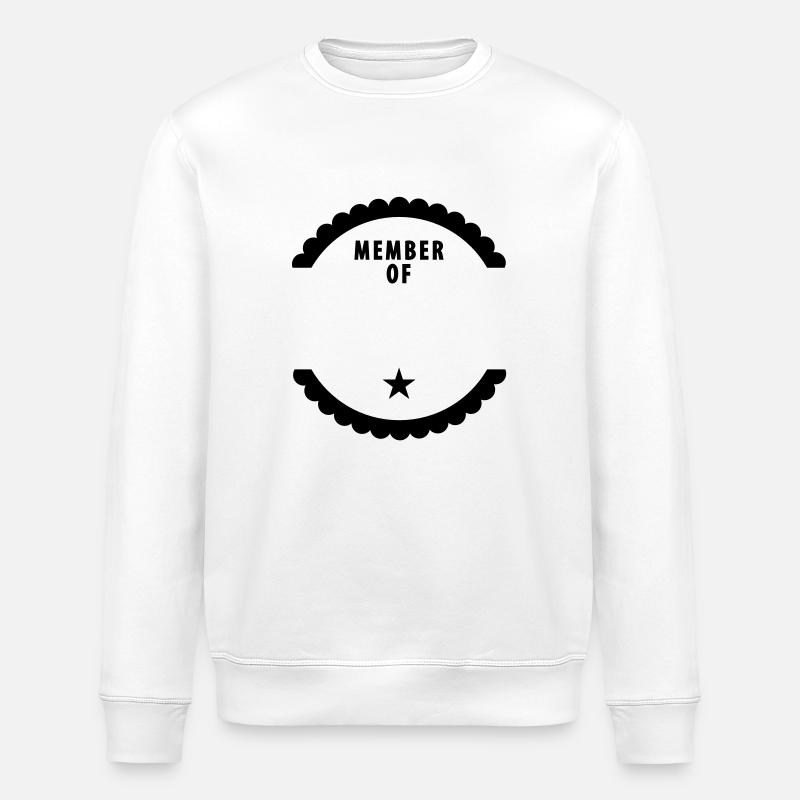 member of ... (1c) - Stanley/Stella Unisex Bio-Sweatshirt ROLLER - Weiß