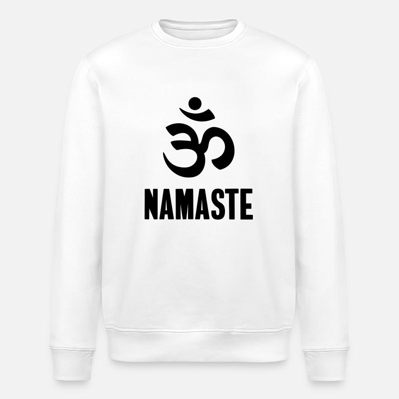 Symbole Namaste - Sweat bio ROLLER Stanley/Stella Unisexe - blanc