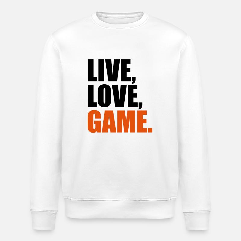 gamer - Stanley/Stella Unisex Bio-Sweatshirt ROLLER - Weiß