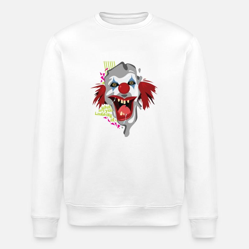 evil_clown - Sweat bio ROLLER Stanley/Stella Unisexe - blanc